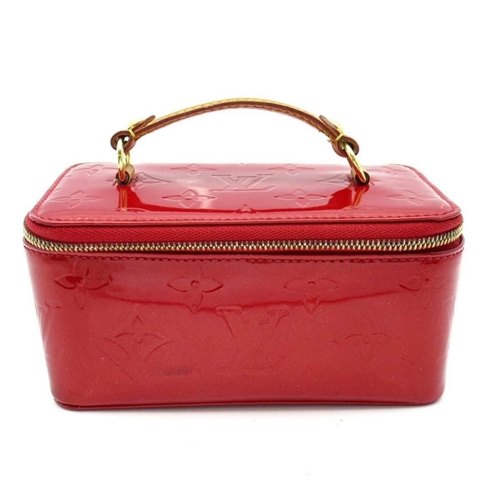 Louis Vuitton Red Vanity Case